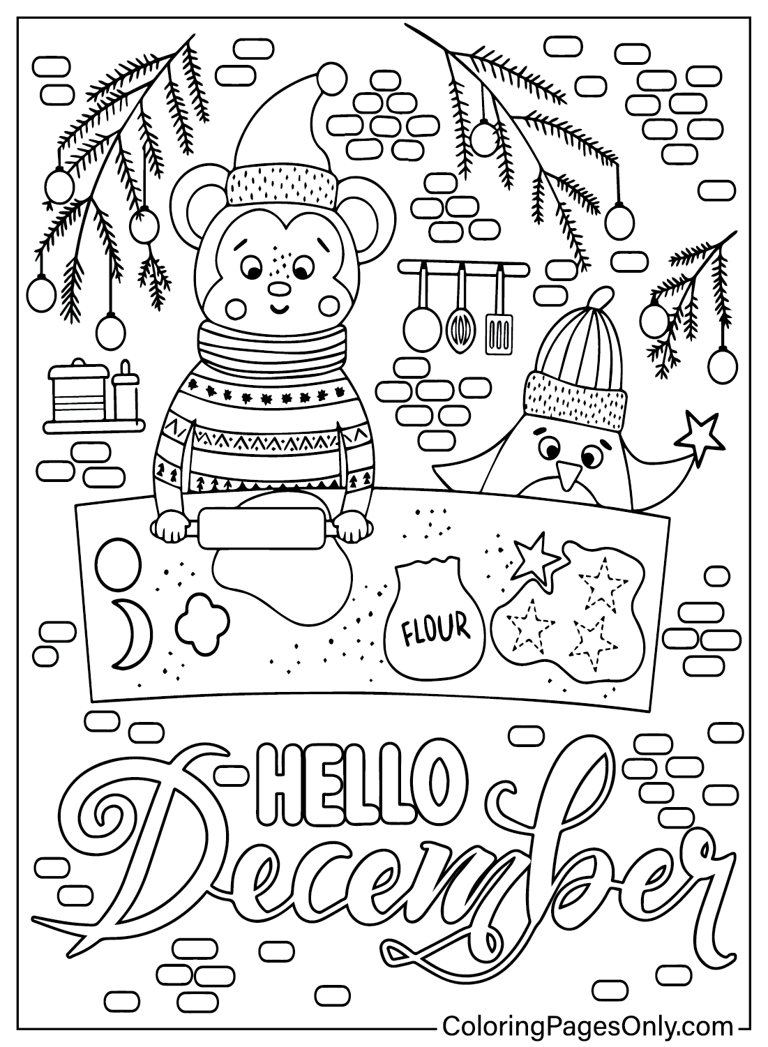 Coloring Pages December