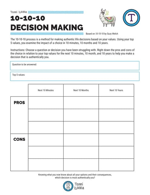 making a worksheet