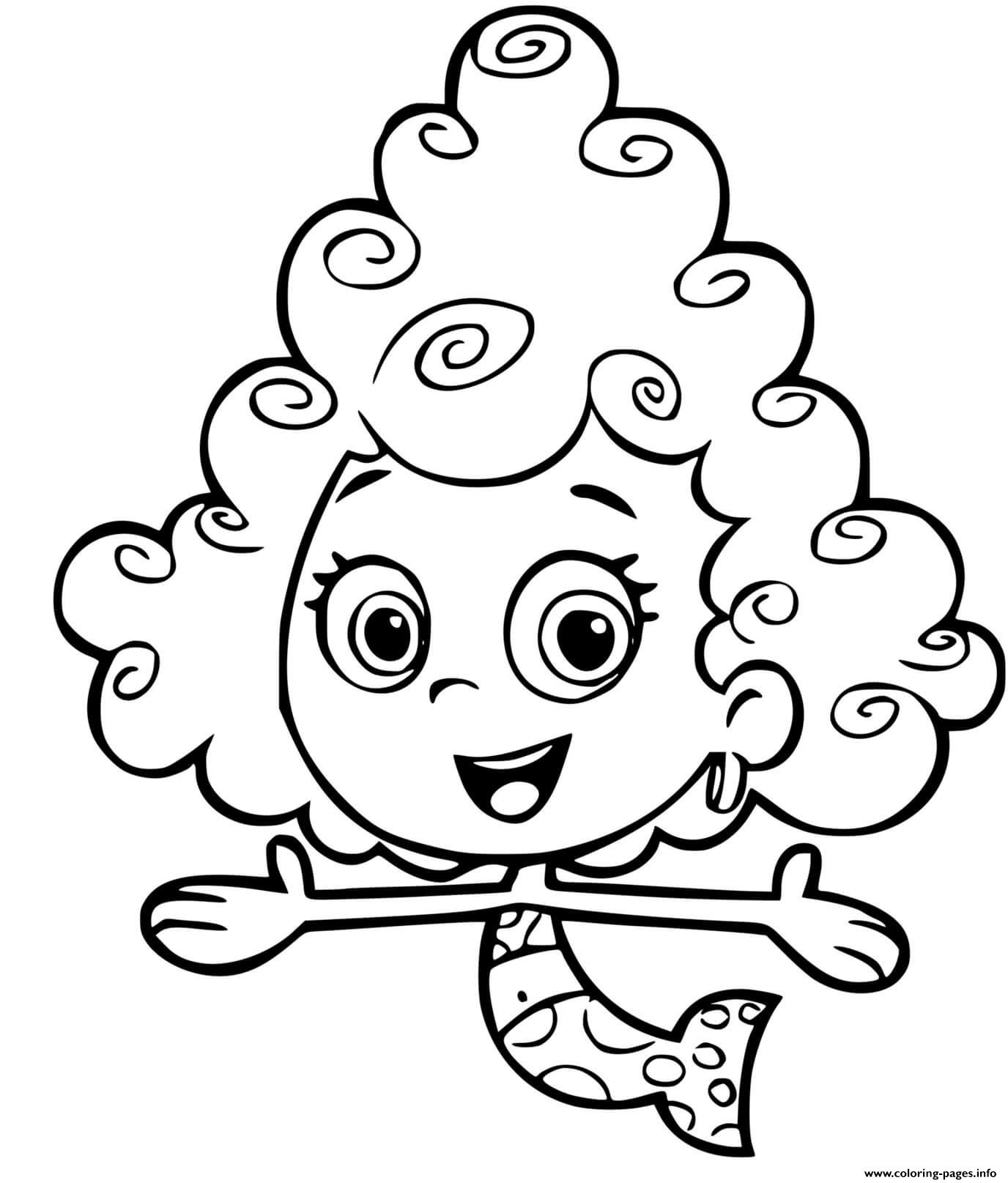 Coloring Pages For Bubble Guppies