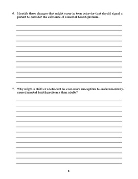 Depression Worksheets For Teens Worksheets Library