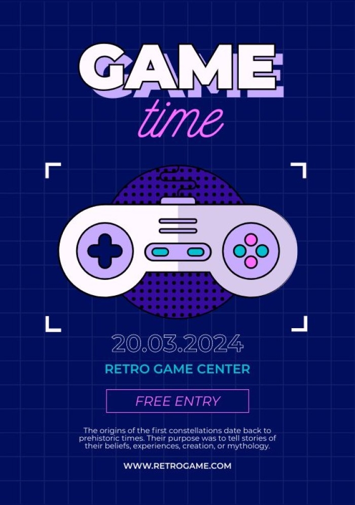 free gaming party invitation template