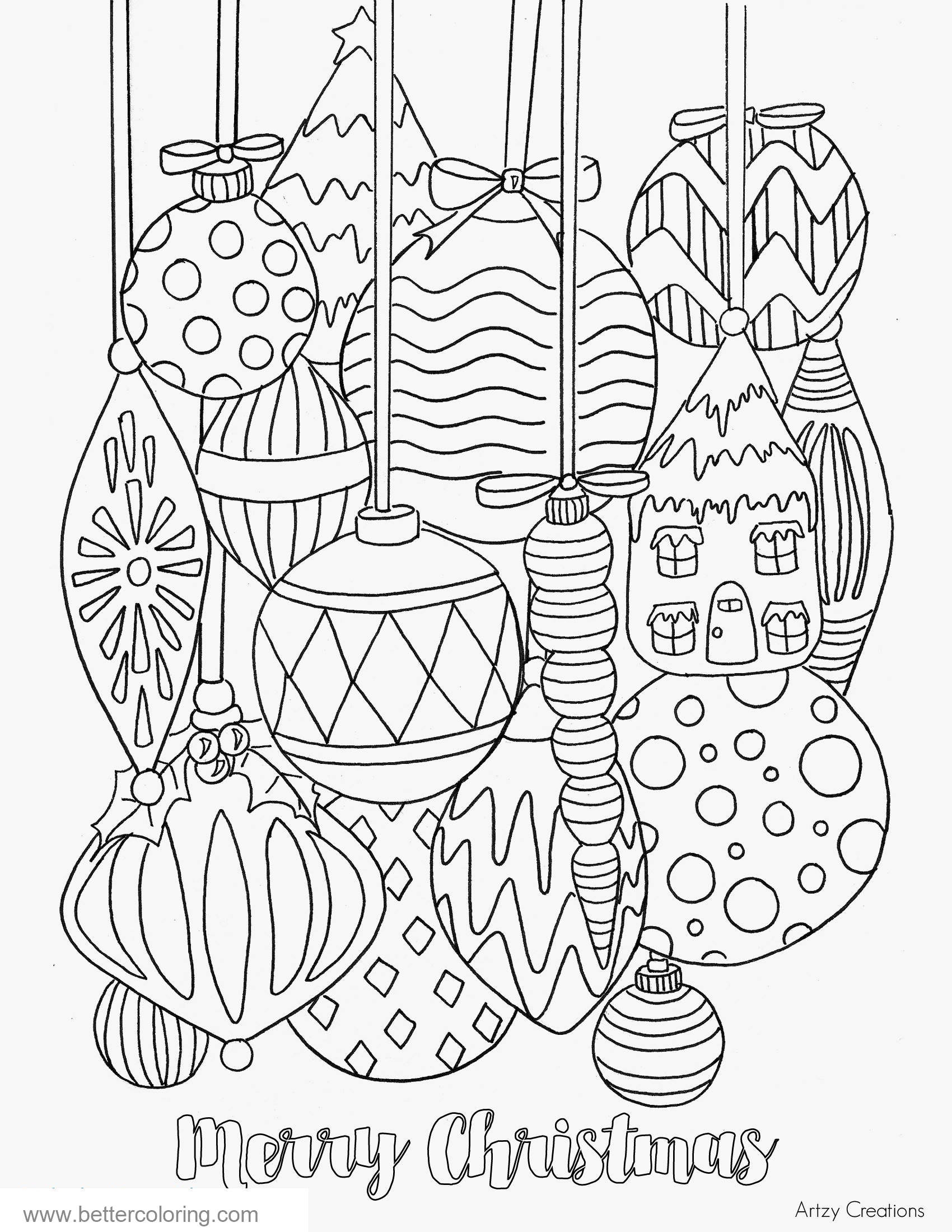 Christmas Free Coloring Pages