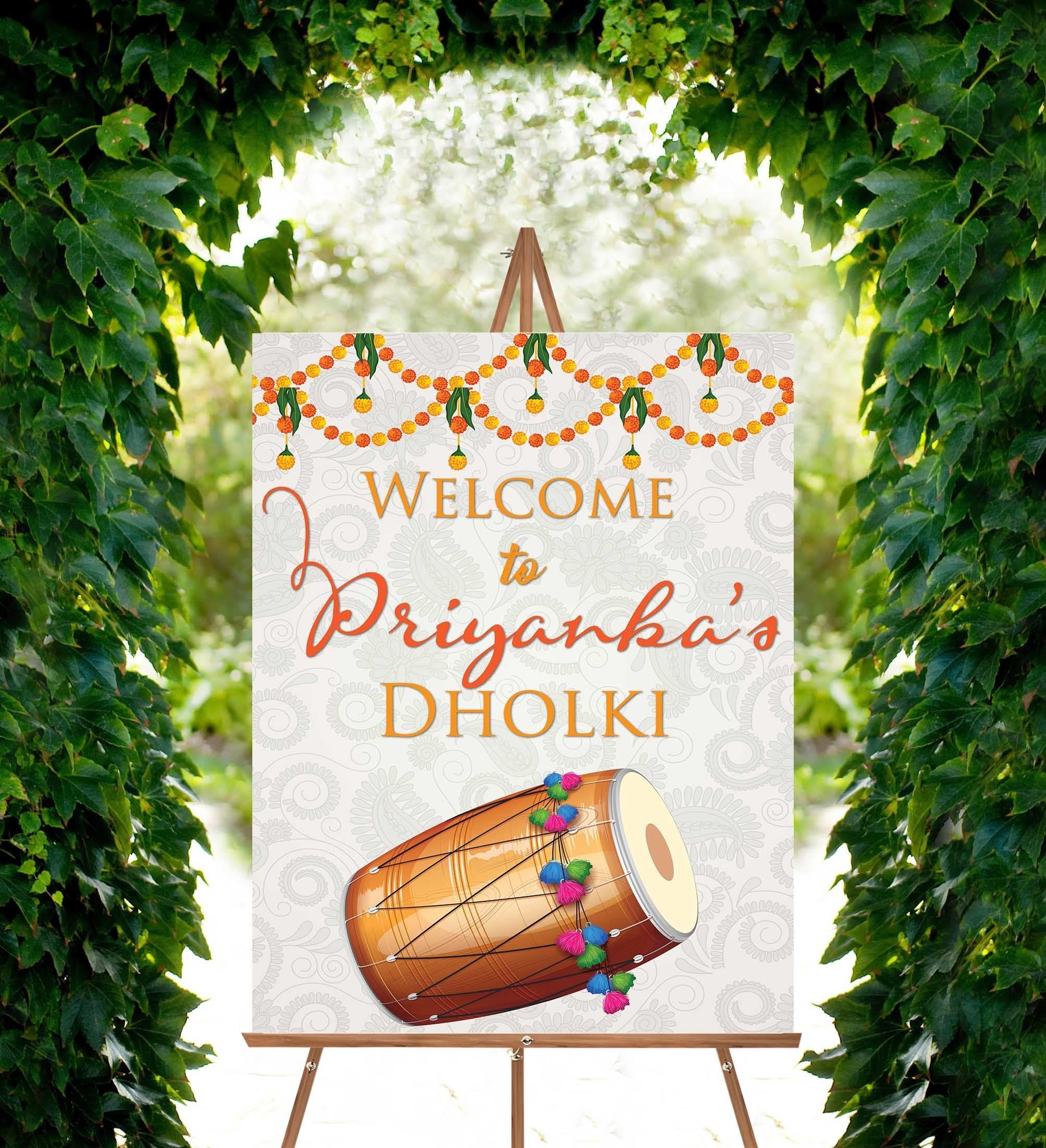 free dholki invite template
