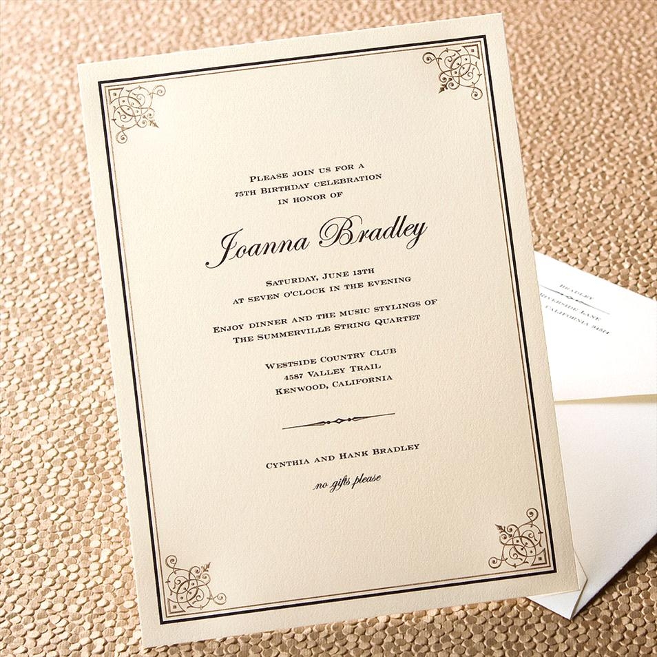 formal dinner party invitation template