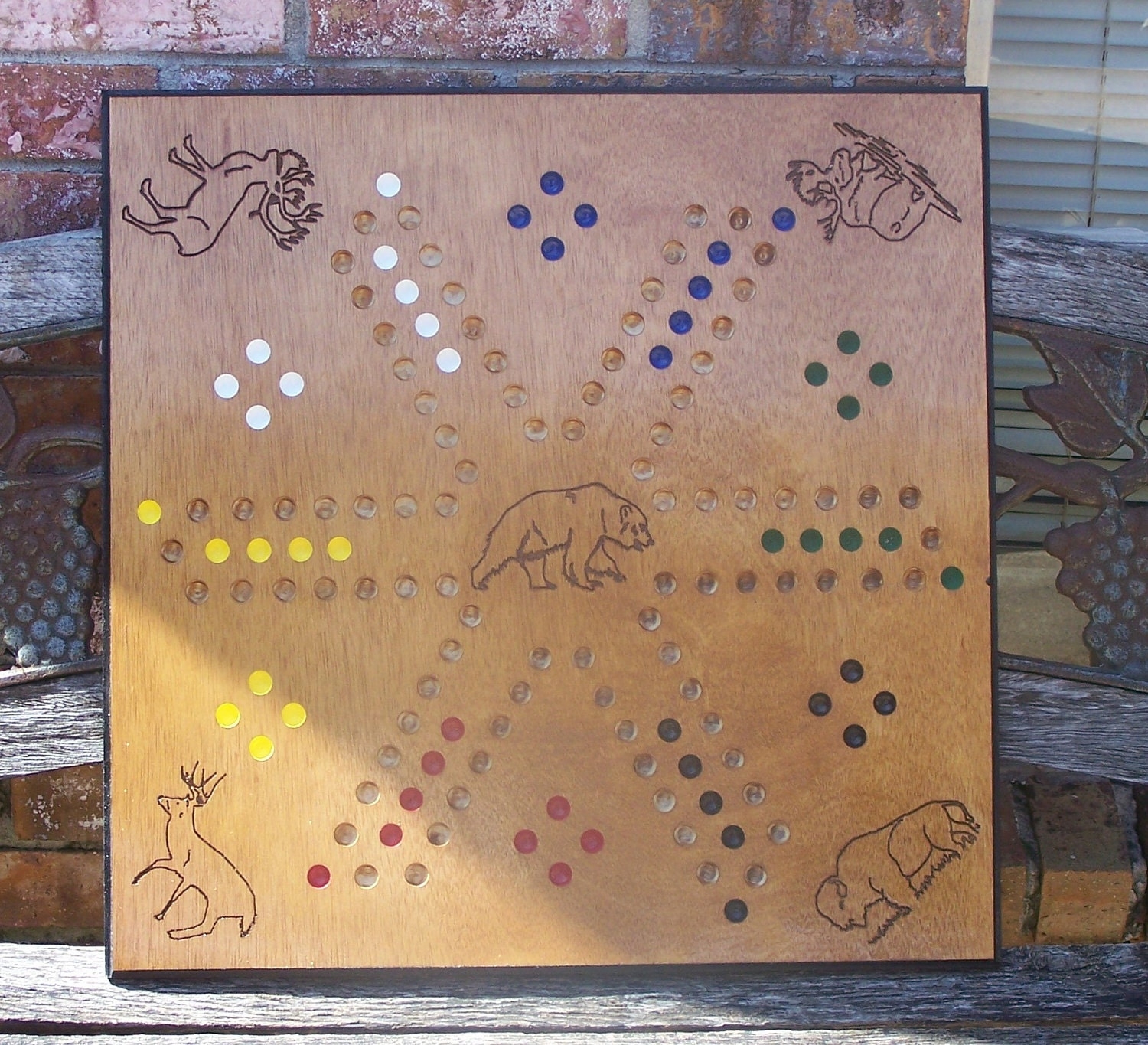 Dirty Marbles Board Game By WoodDesigner On Etsy