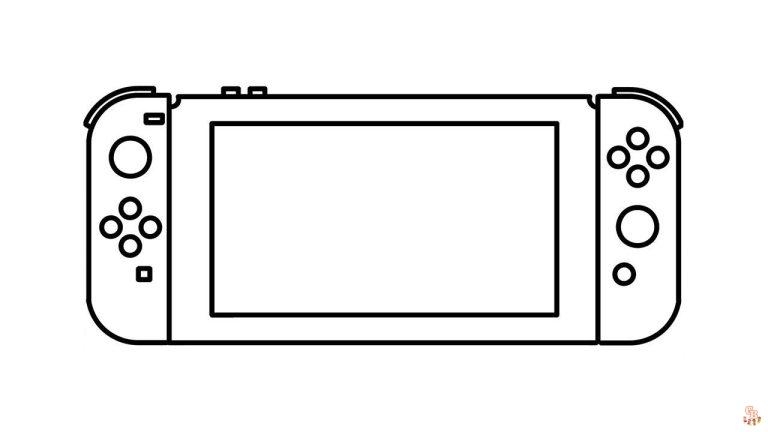Discover The Best Nintendo Switch Coloring Pages For Kids