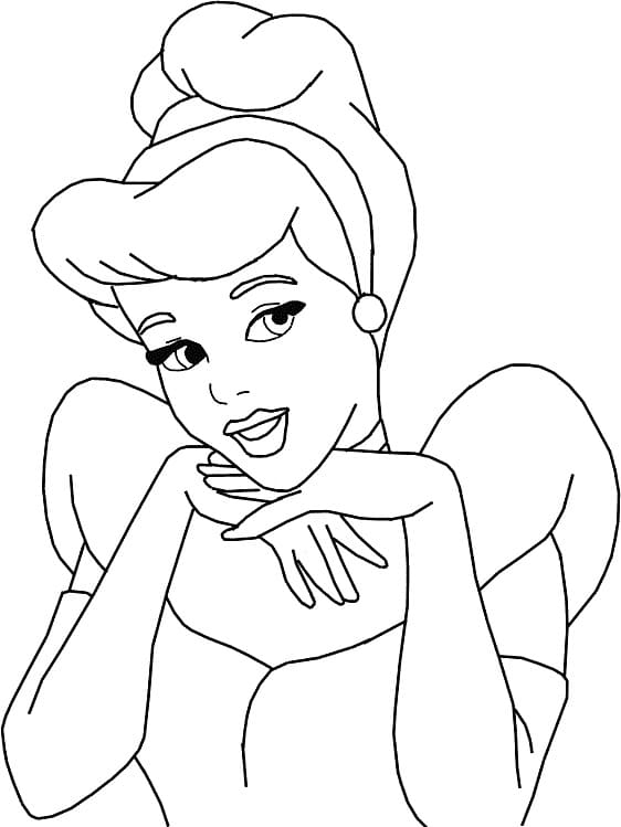 cinderella coloring pages free printable
