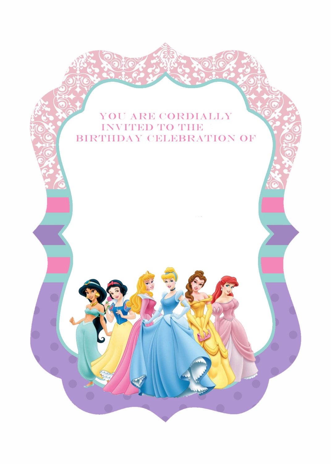 free disney invitation templates
