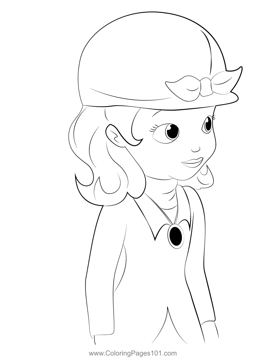 Disney Princess Sofia Coloring Page For Kids Free Sofia The First 
