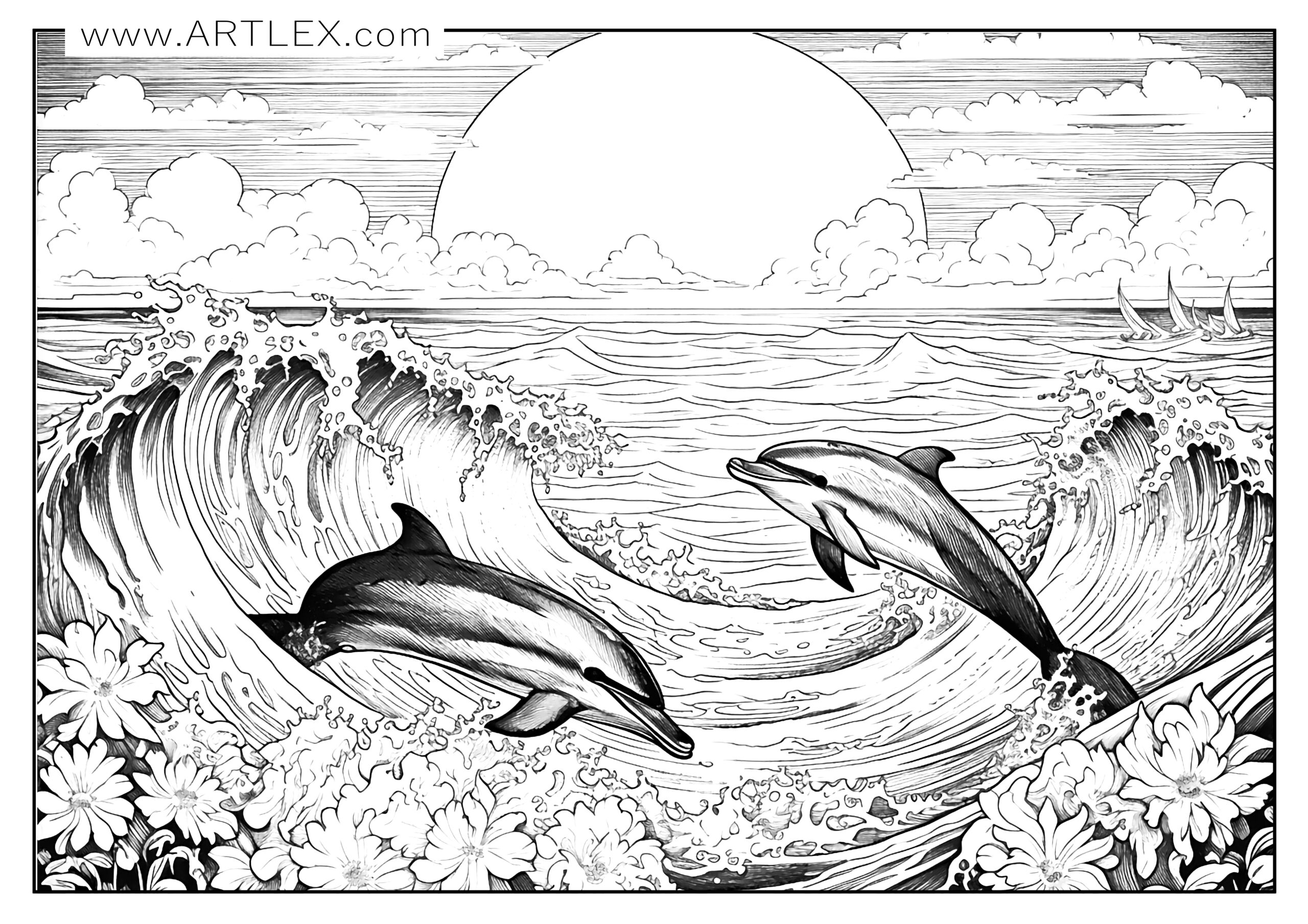 Dive Into Creativity With Coloring Pages Printable Ocean