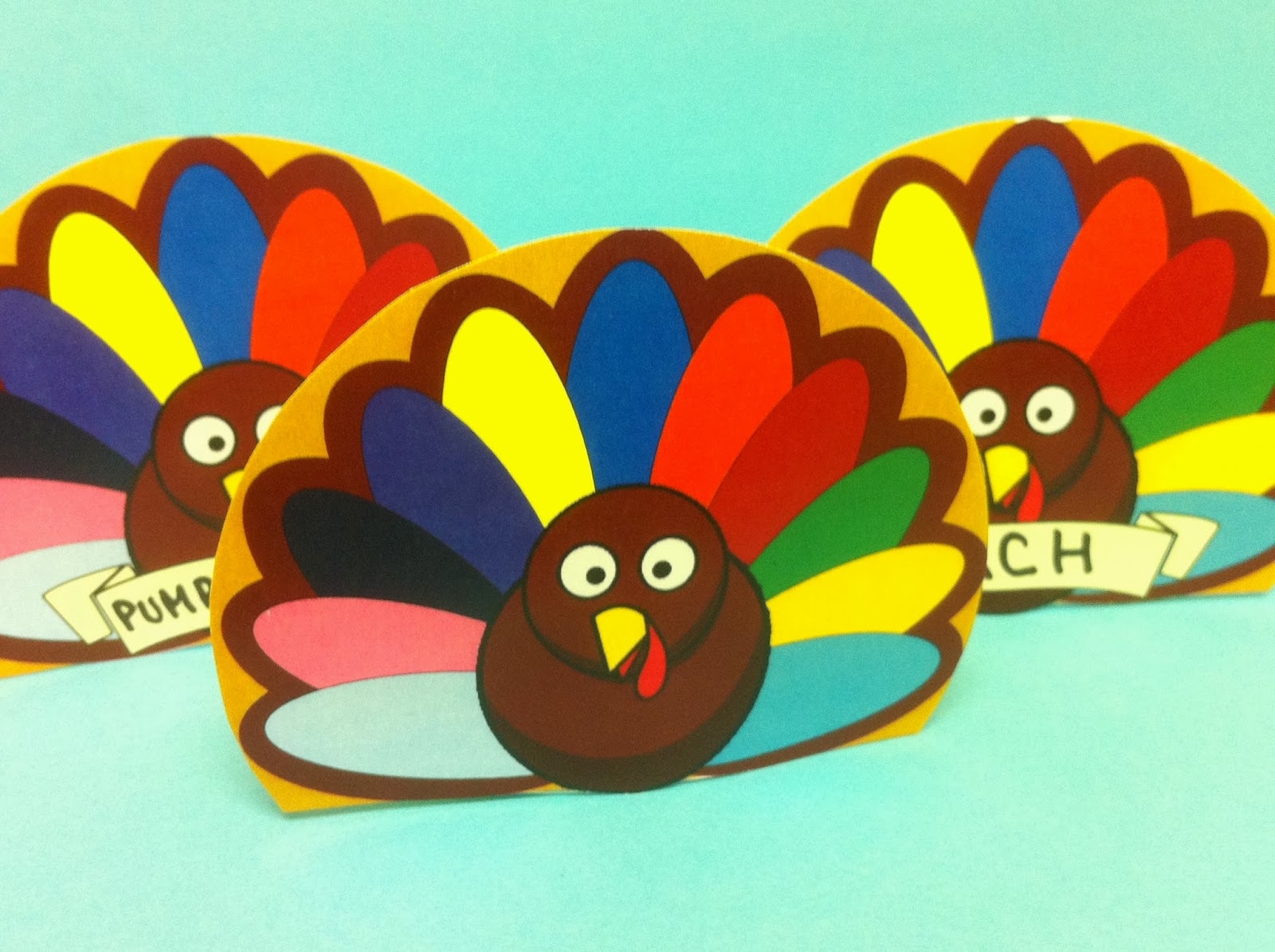 printable turkey card