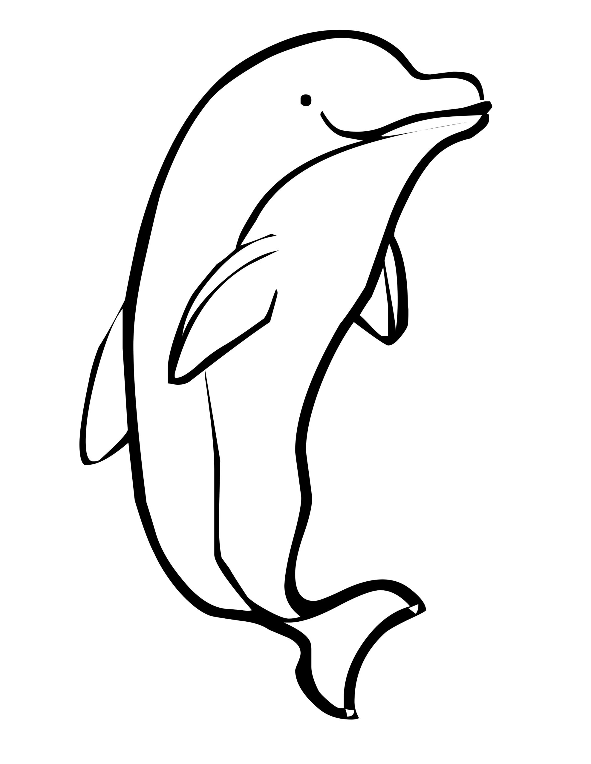 Coloring Dolphin Pages