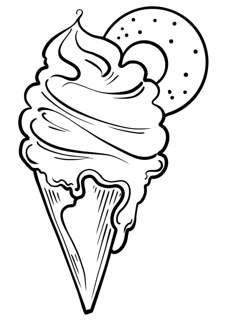 Coloring Pages Of Ice Cream