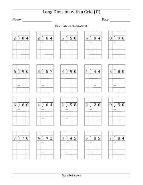 Double Digit Division Worksheets Pdf Divisonworksheets