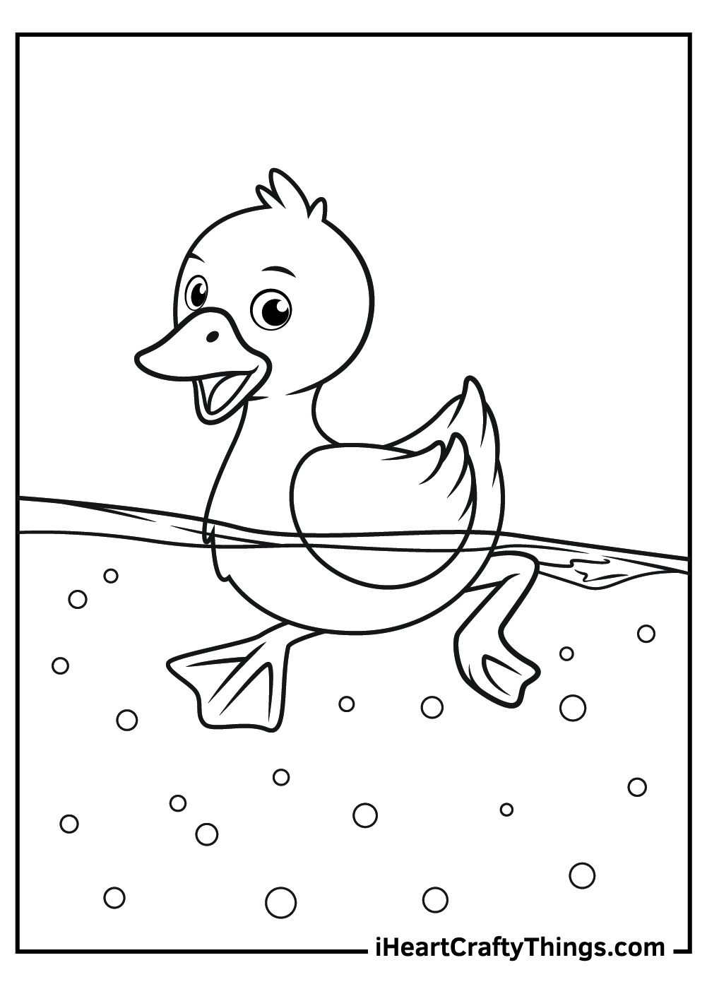 free duck coloring pages