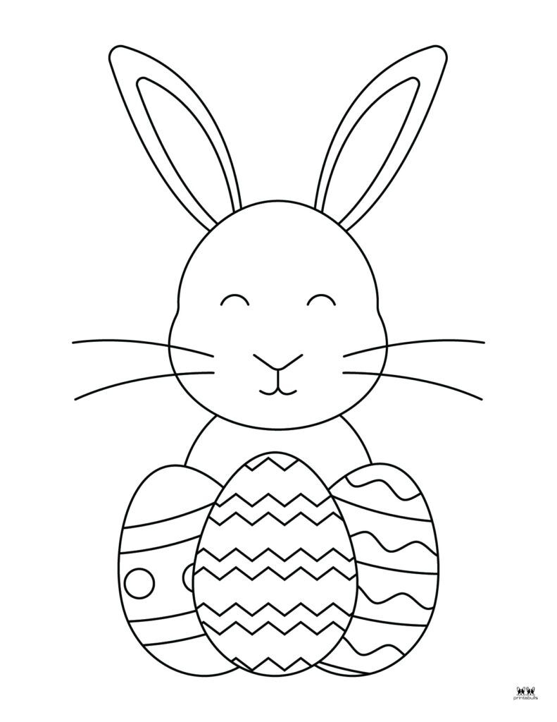 Easter Bunny Coloring Pages 75 FREE Pages Printabulls In 2024