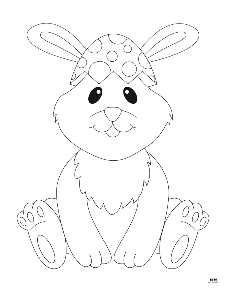 free easter bunny coloring pages