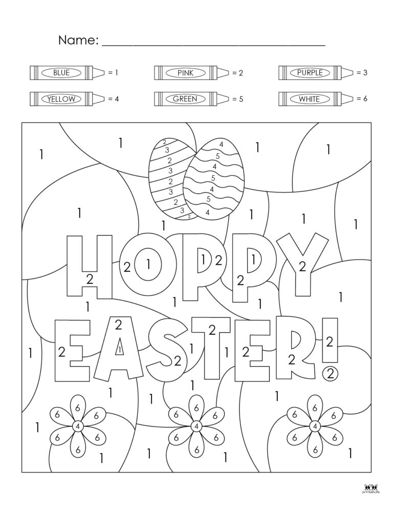 free color pages easter