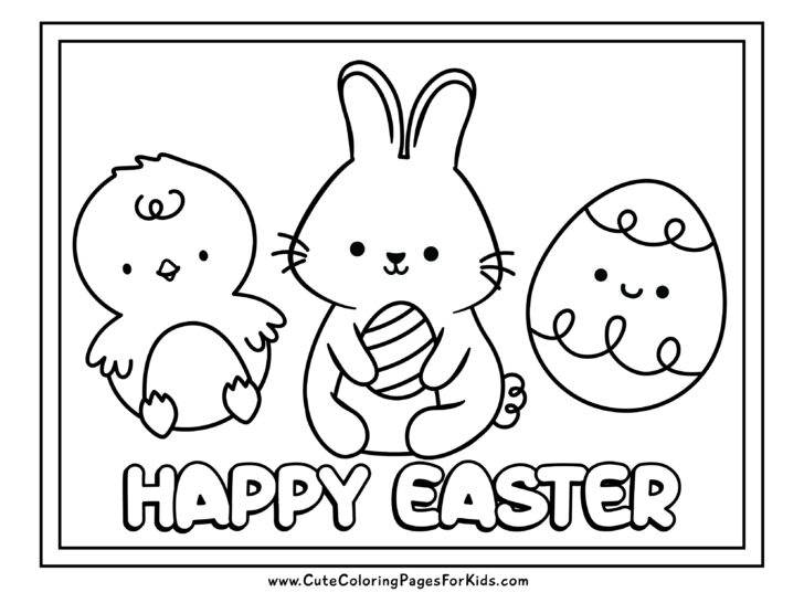 easter coloring pages for free