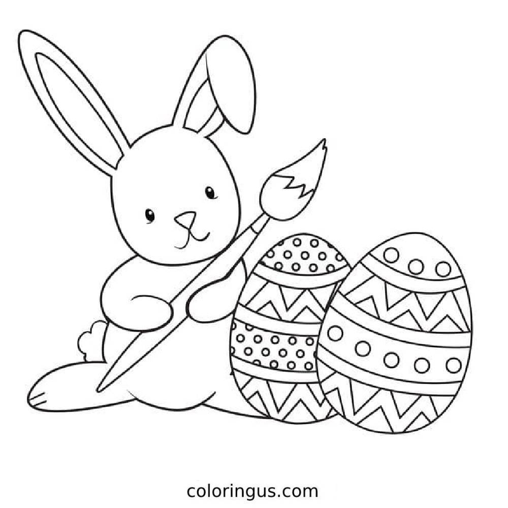 Easter Coloring Pages Free Printable PDF 