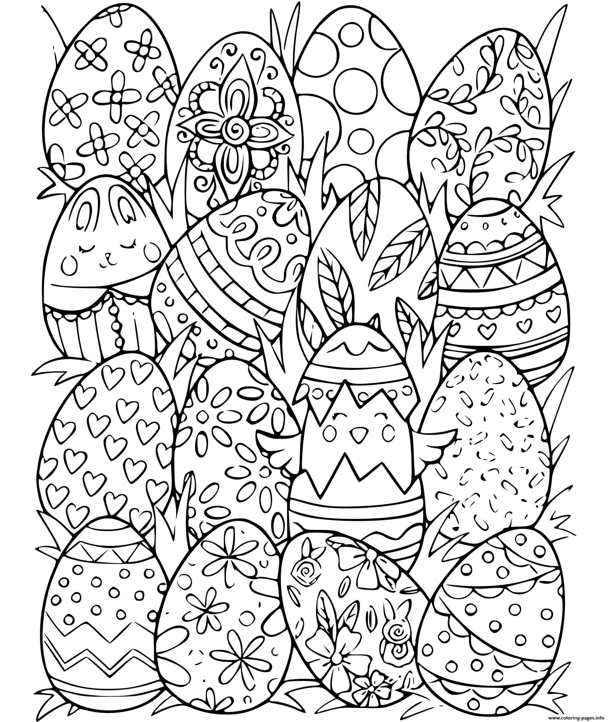 Coloring Pages Easter Free