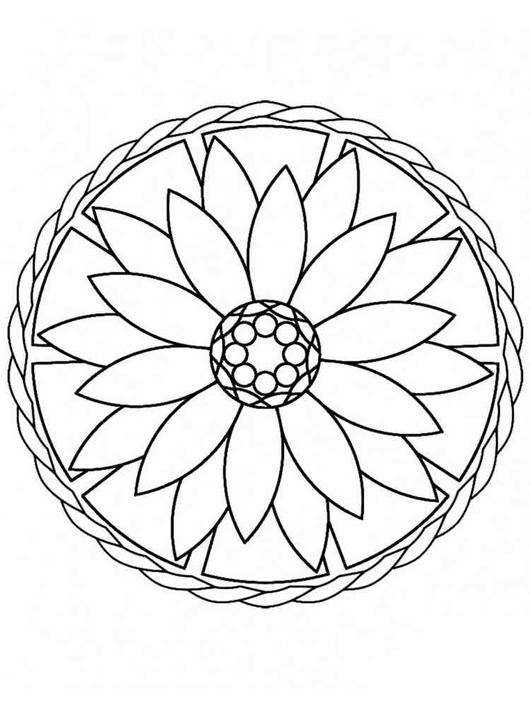 Easy Coloring Pages For Adults