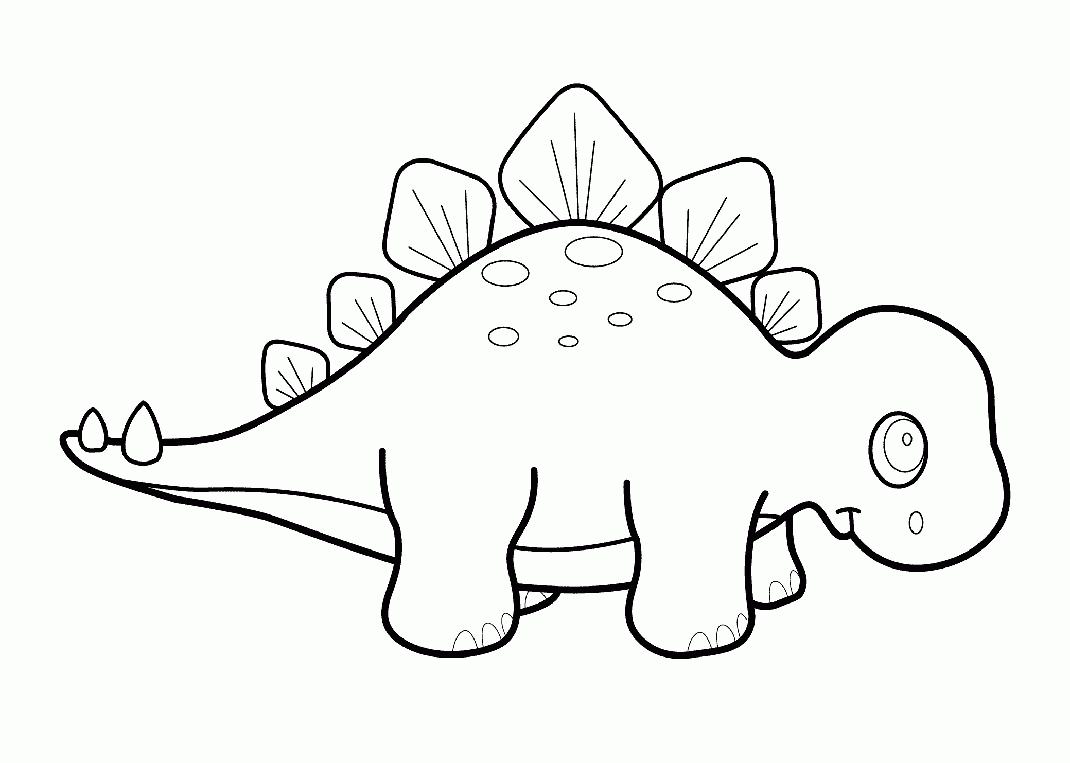 free coloring page dinosaur
