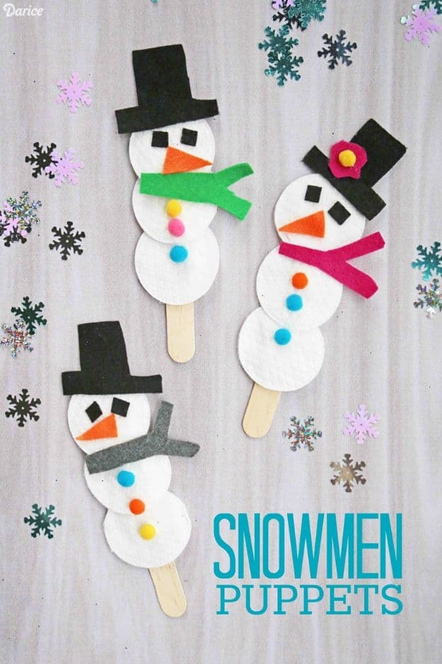Easy Printable Winter Crafts