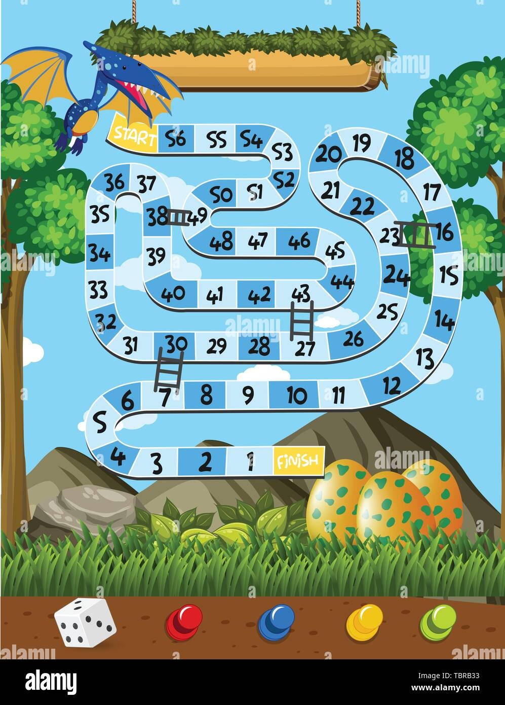 printable dinosaur board game