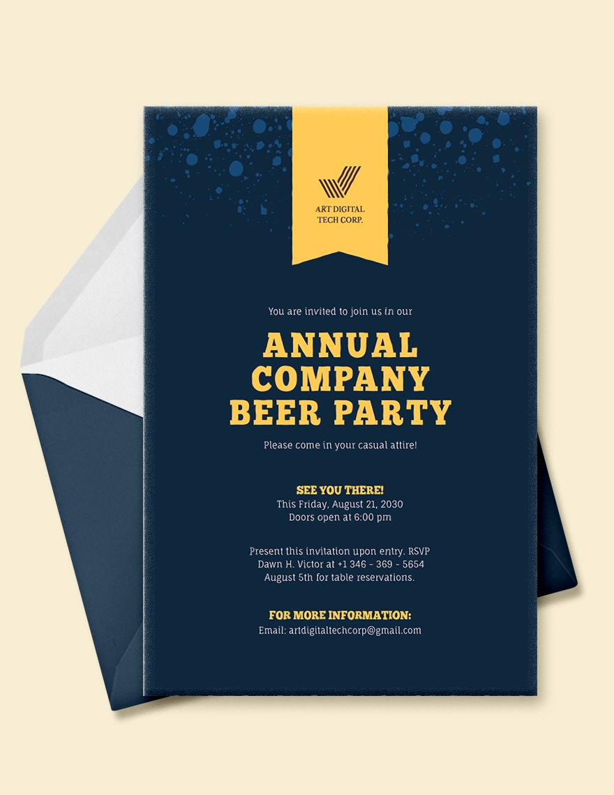 Editable Event Invitation Templates In Word To Download