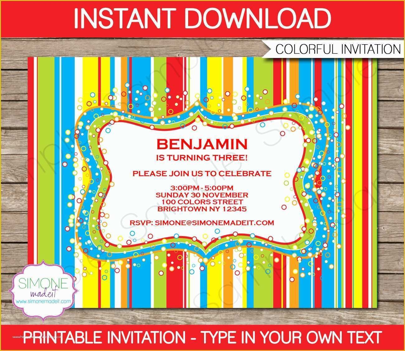 free editable invitation templates