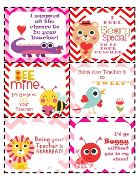 Editable Valentines Cards For Students From Teacher By Live 4 Learning