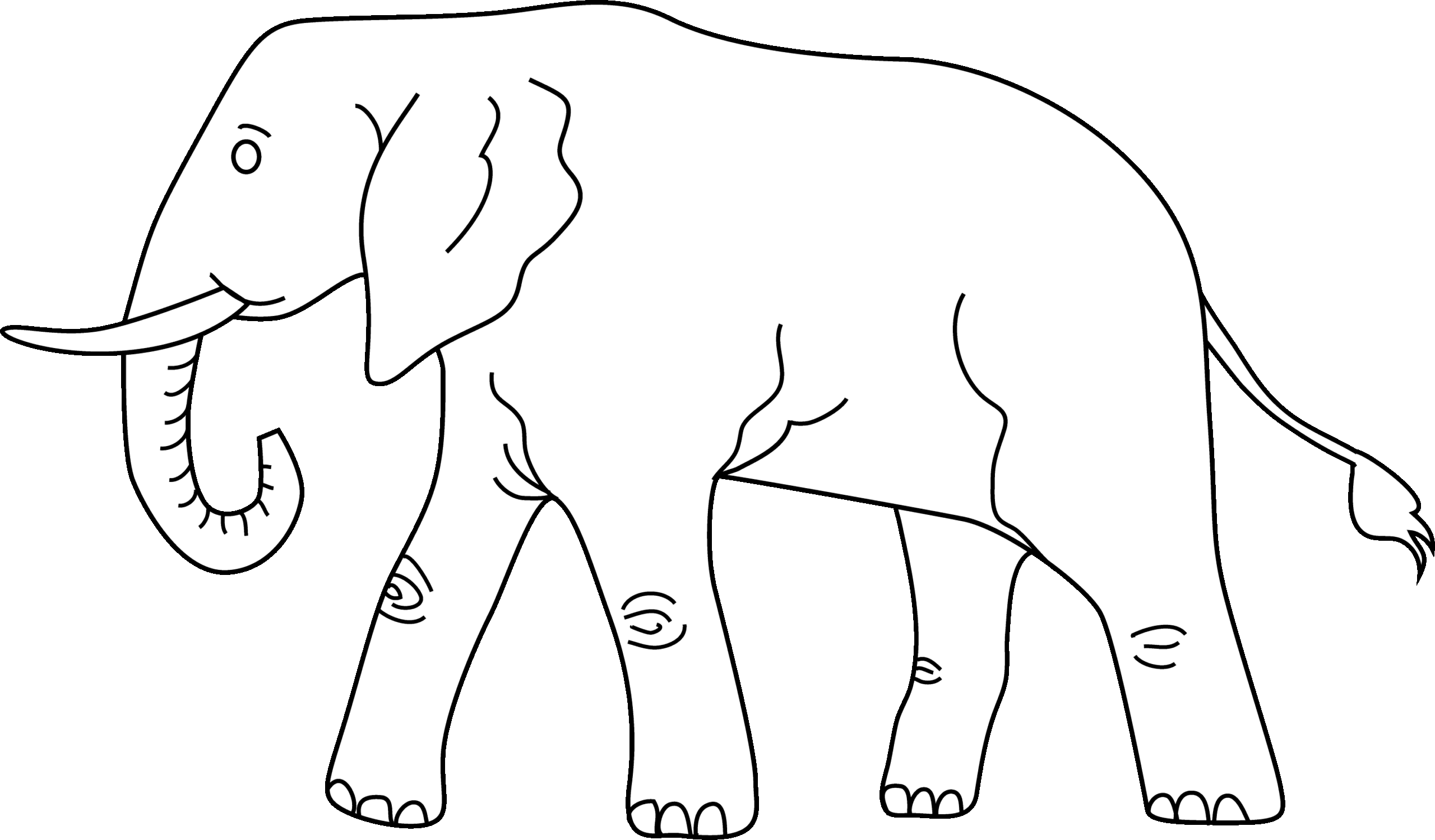 Coloring Page Elephant