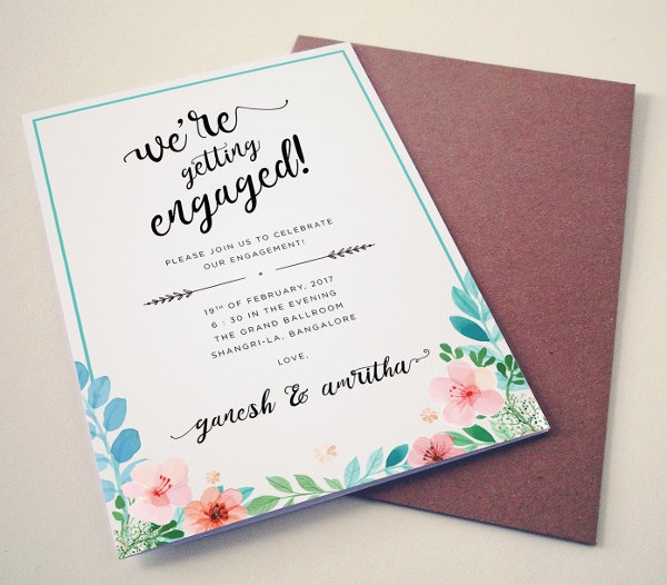 Engagement Invitation Templates Free Word Templates