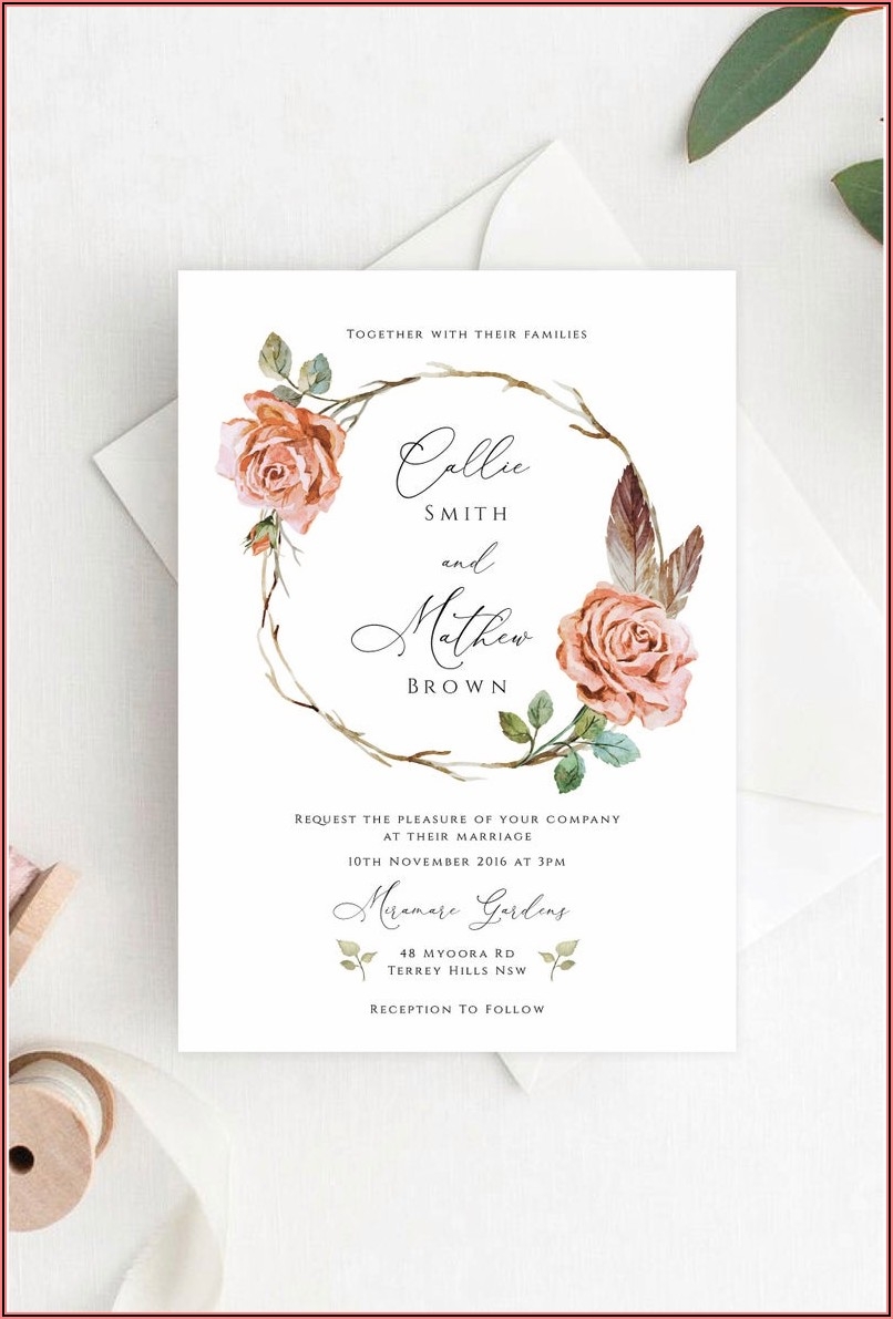 Etsy Free Wedding Invitation Templates Template 1 Resume Examples 
