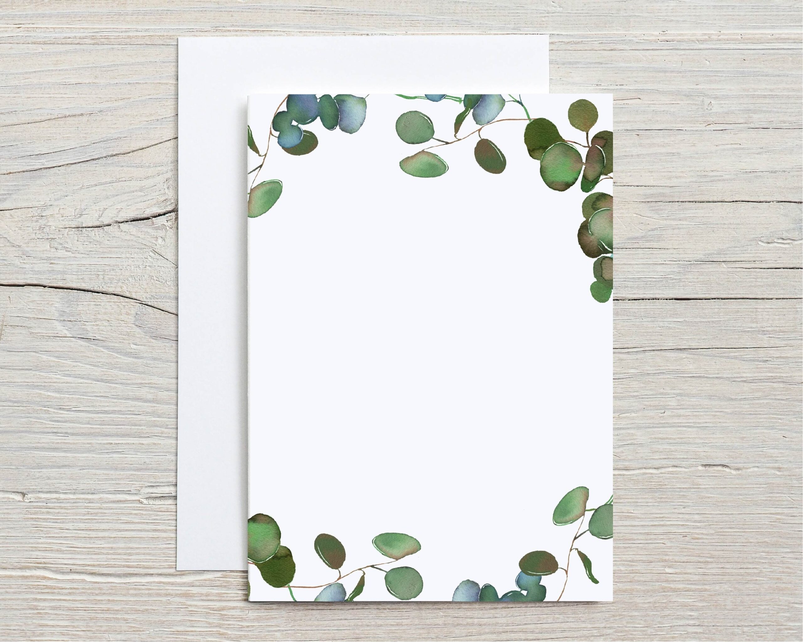 Eucalyptus Invitation Template Printable Word Searches
