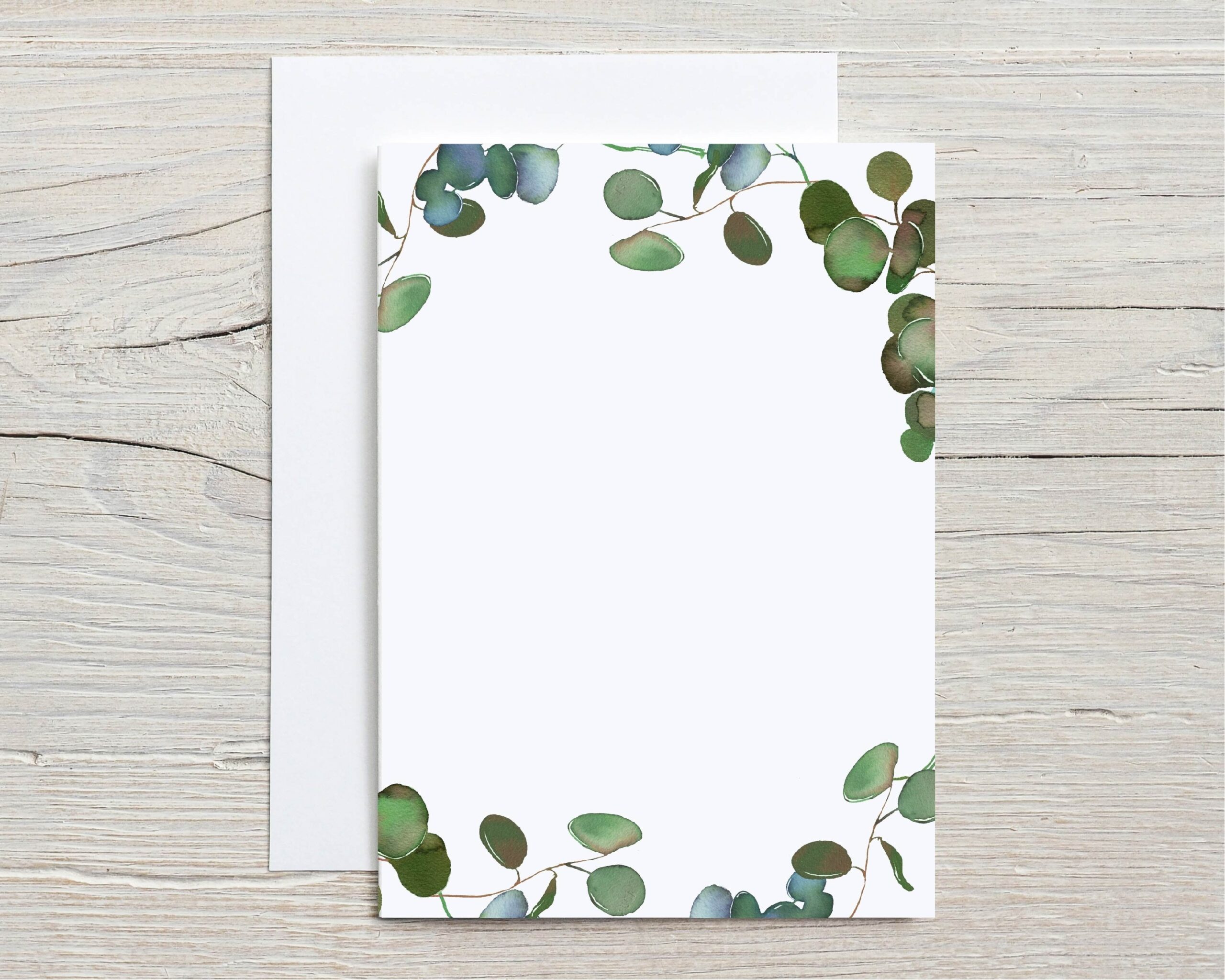 Eucalyptus Invitation Template Printable Word Searches