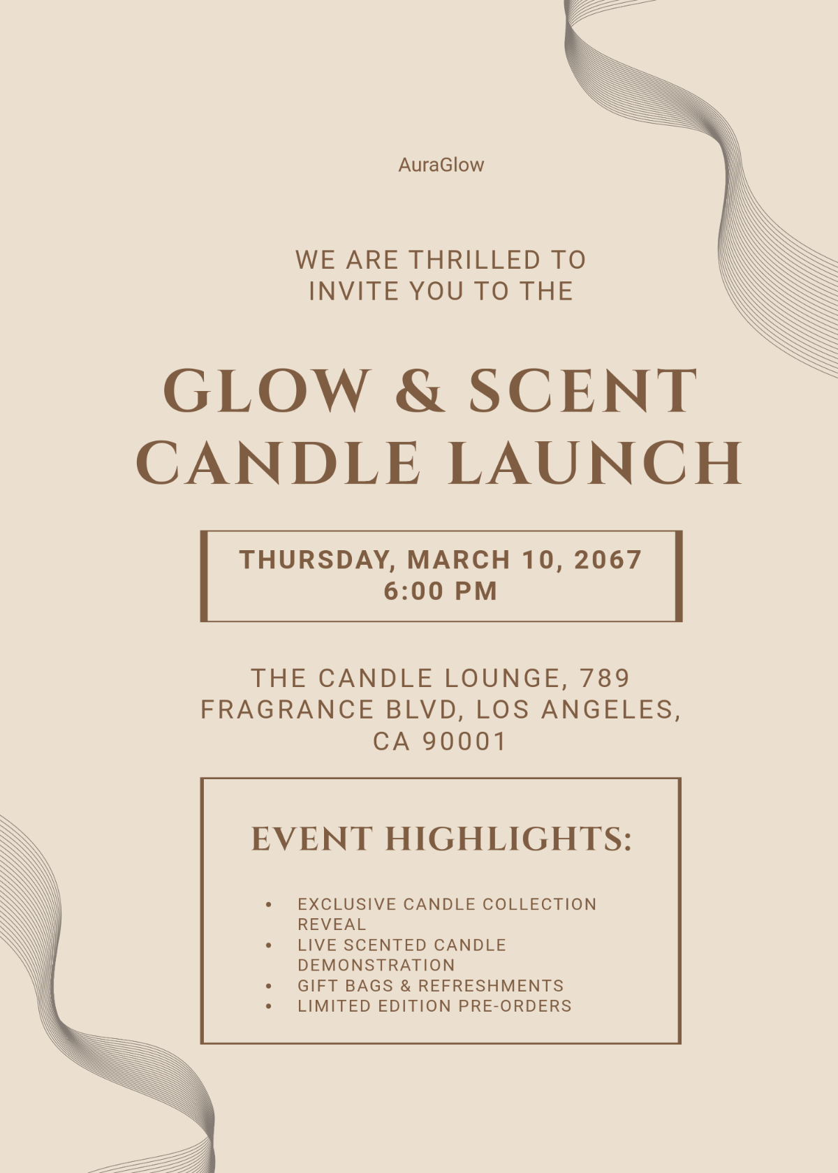 Event Invitation Templates Free