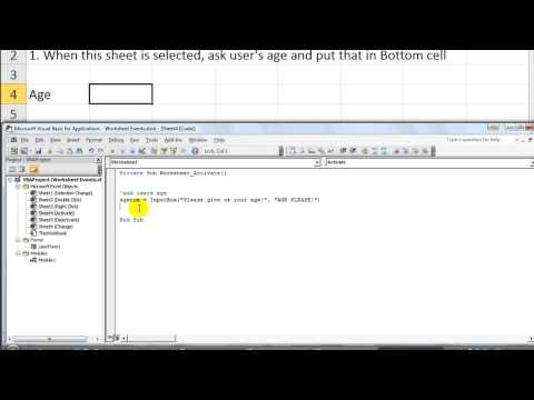 select worksheet vba