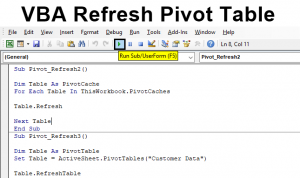 Excel Vba Worksheet Refresh Worksheet Resume Examples Riset