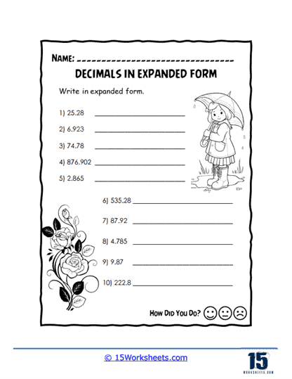 Expanded Form Worksheet TheCatholicKid Worksheets Library