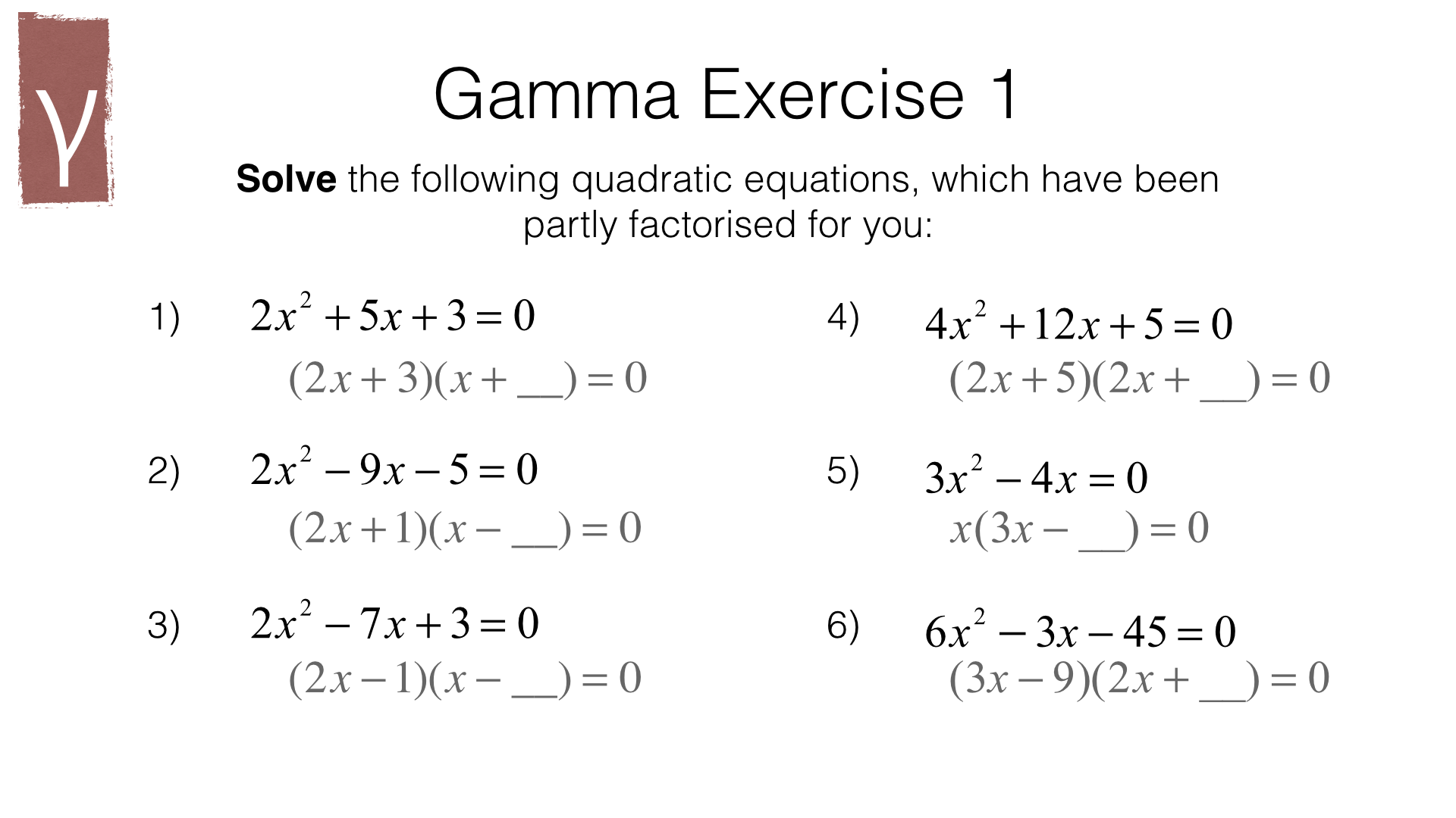 Factoring Hard Quadratic Equations Worksheet Quadraticworksheet