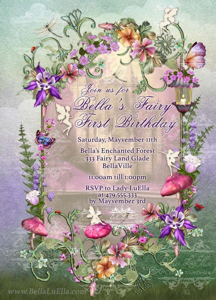 Fairytale Forest Party Enchanted Wood Invitation Forest Wood Etsy 
