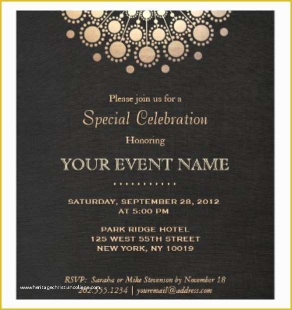 fancy invitation template word