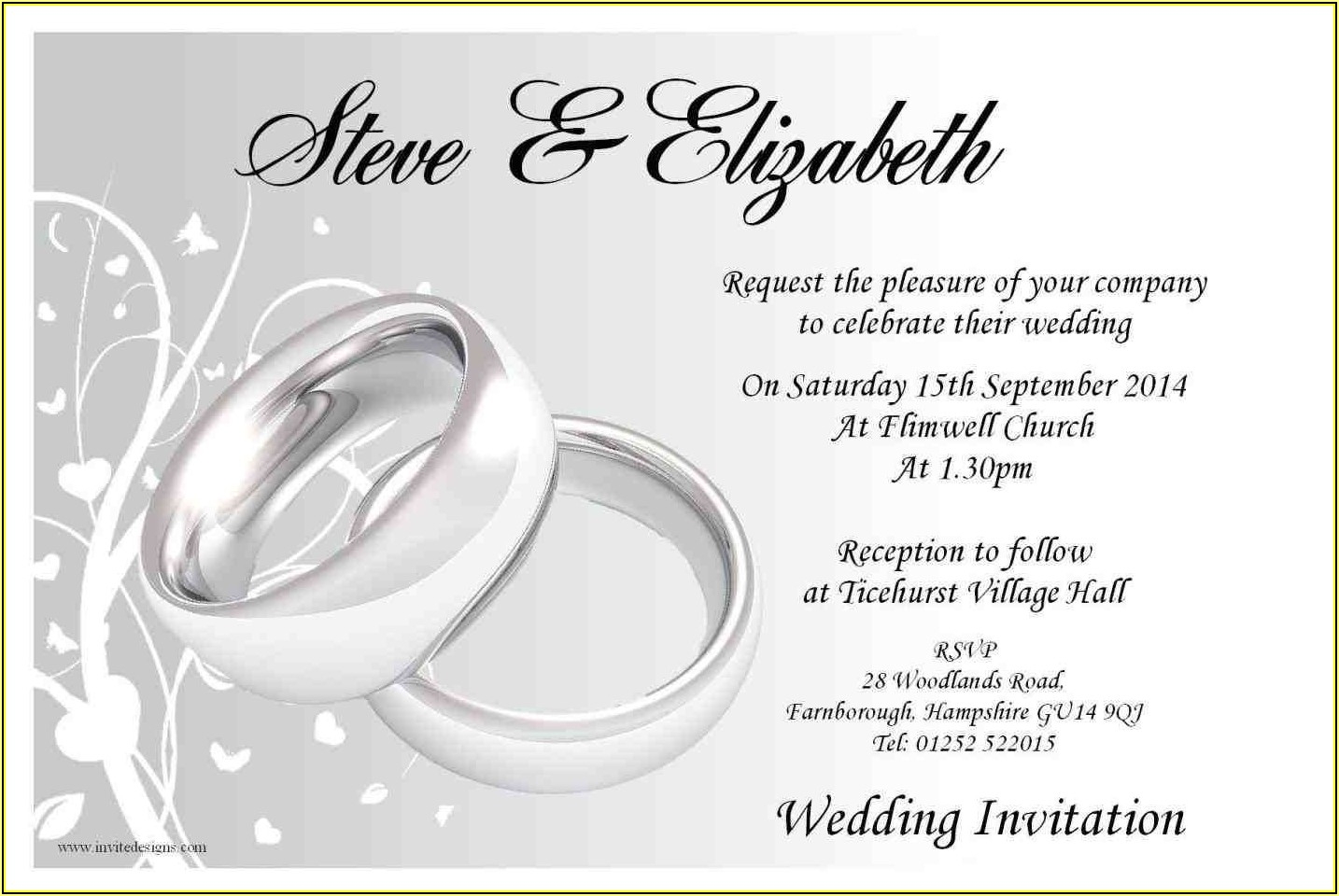 Fancy Wedding Invitation Templates Template 1 Resume Examples 