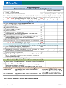 Fannie Mae Rental Income Worksheet Fillable Fillable Form 2023
