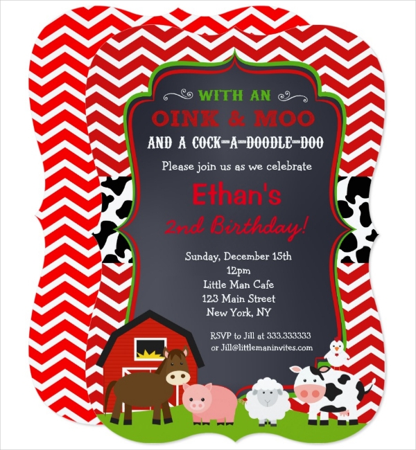 Farm Invitation Template