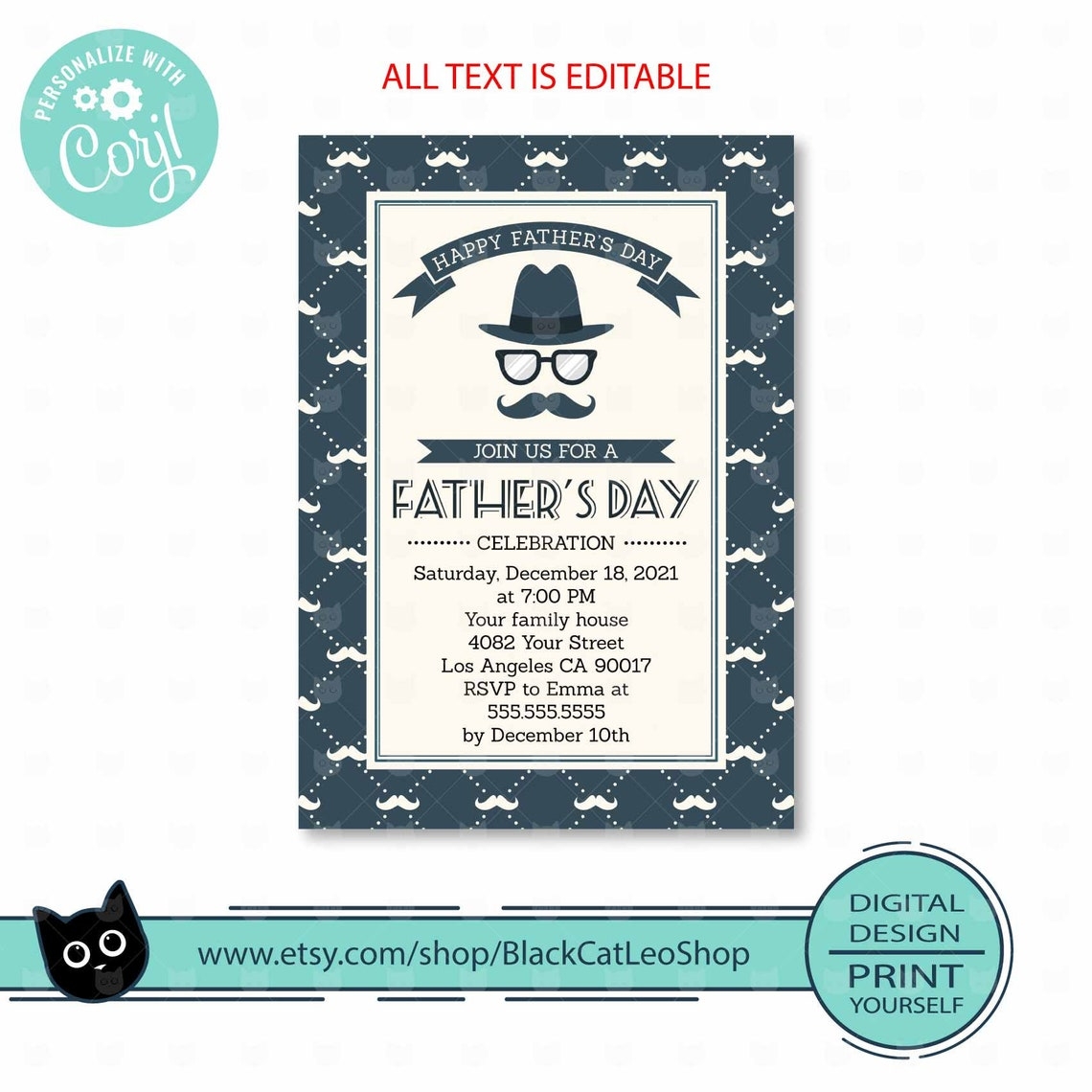 Father 39 s Day Invite Template