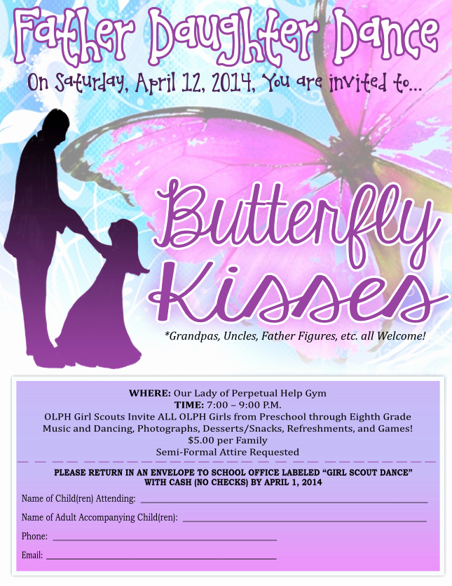 Father Daughter Dance Invitation Template Best Of Father Daughter Dance
