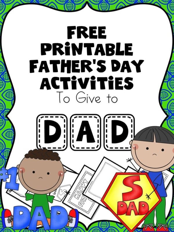 free printable father's day crafts for preschoolers